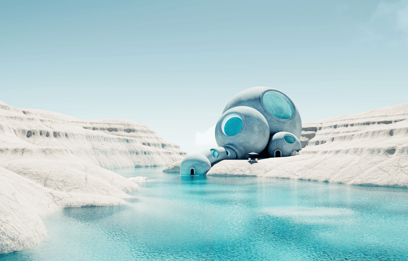 floating along blissfully in any one of the artist's creations inside Hugo Fournier's dreamy spaces.