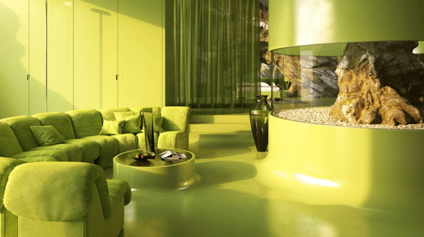 Picture Yourself Getting Hazy Inside this Conversation Pit