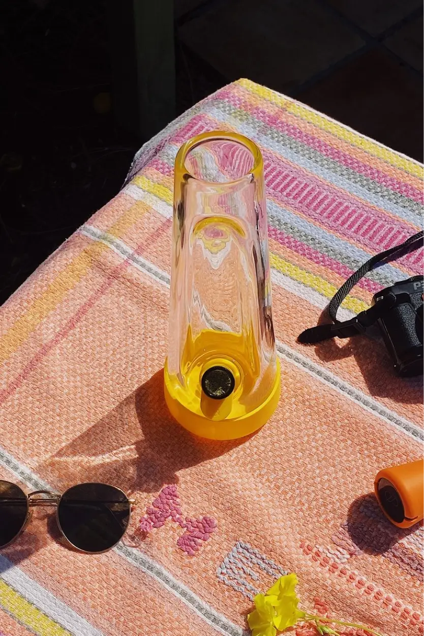 Session Testimonial - “This is my favorite piece I’ve ever owned. It functions beautifully and it’s so much more than a piece of glass. Added accessories make the set up, break down and cleaning an experience to enjoy rather than a chore to get started...10/10"