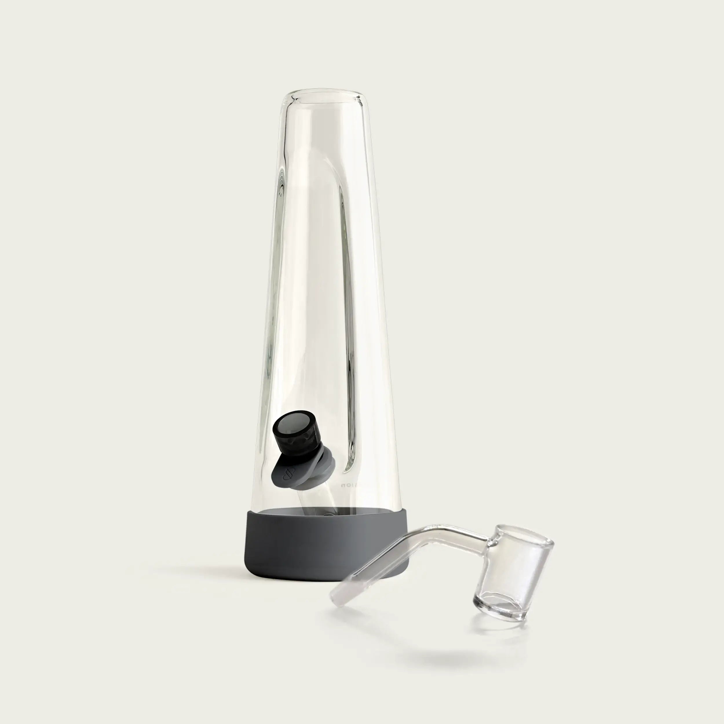 Session Goods Charcoal Bong with 10mm Quartz Banger – a sleek and durable smoking setup for smooth, flavorful hits.