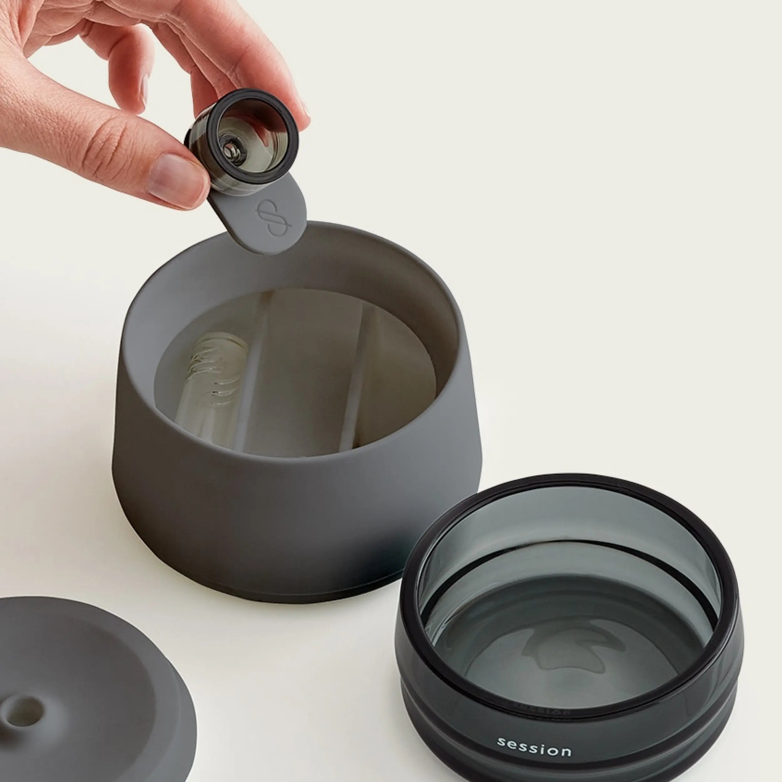 Convenience Meets Elegance: Session Goods Stash Jar and Ashtray Bundle