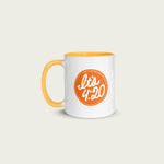 Coffee mug with 'It's 4:20, Here is Where I'd Rather Be' graphic