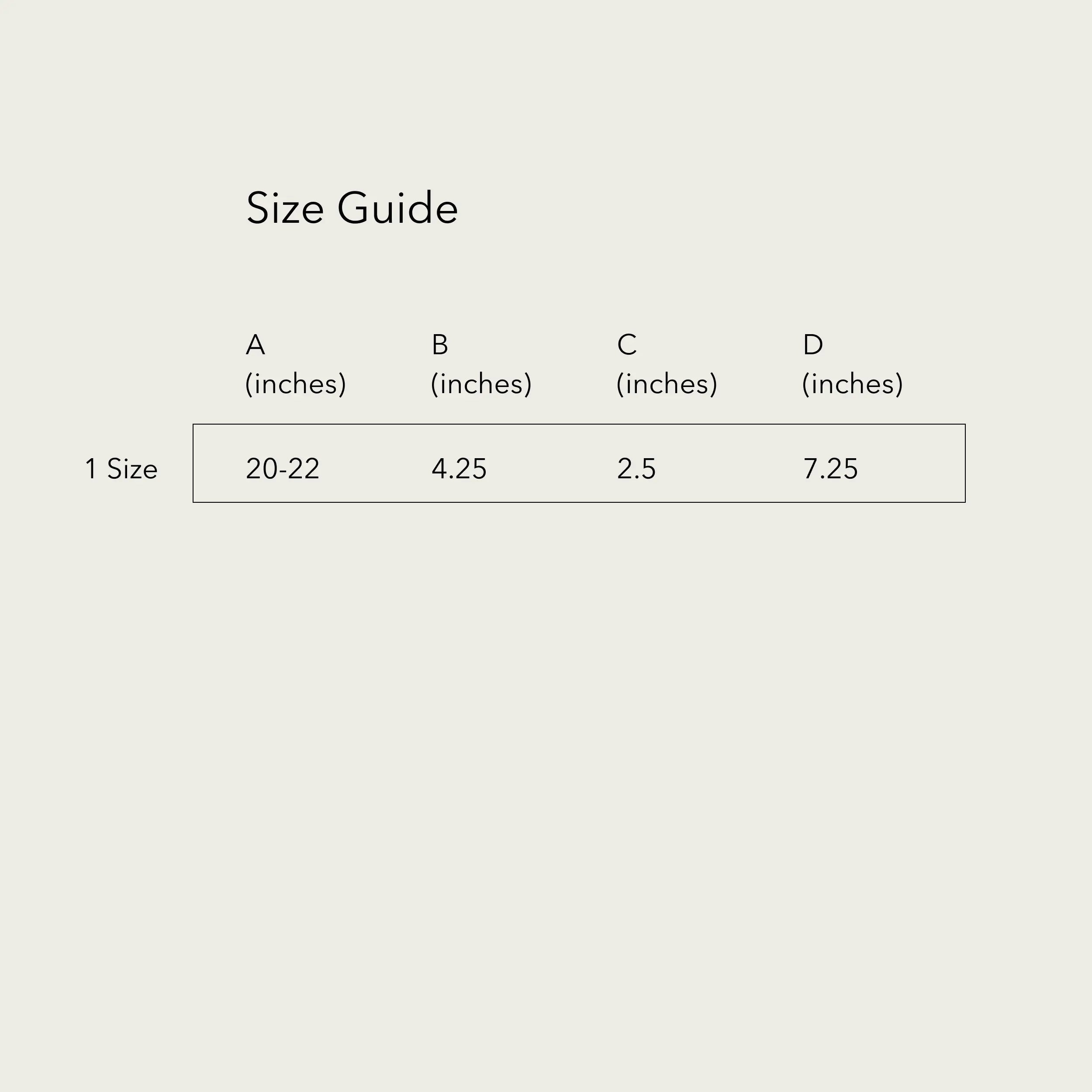 Size guide chart for Session Goods Rolling Garros dad hat with hat measurements in inches.