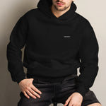Comfortable fleece hoodie with Session Goods branding, designed for a relaxed fit.