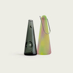 Modern portable pipe in Green Aura colorway, shown in a clean studio setting on a white background