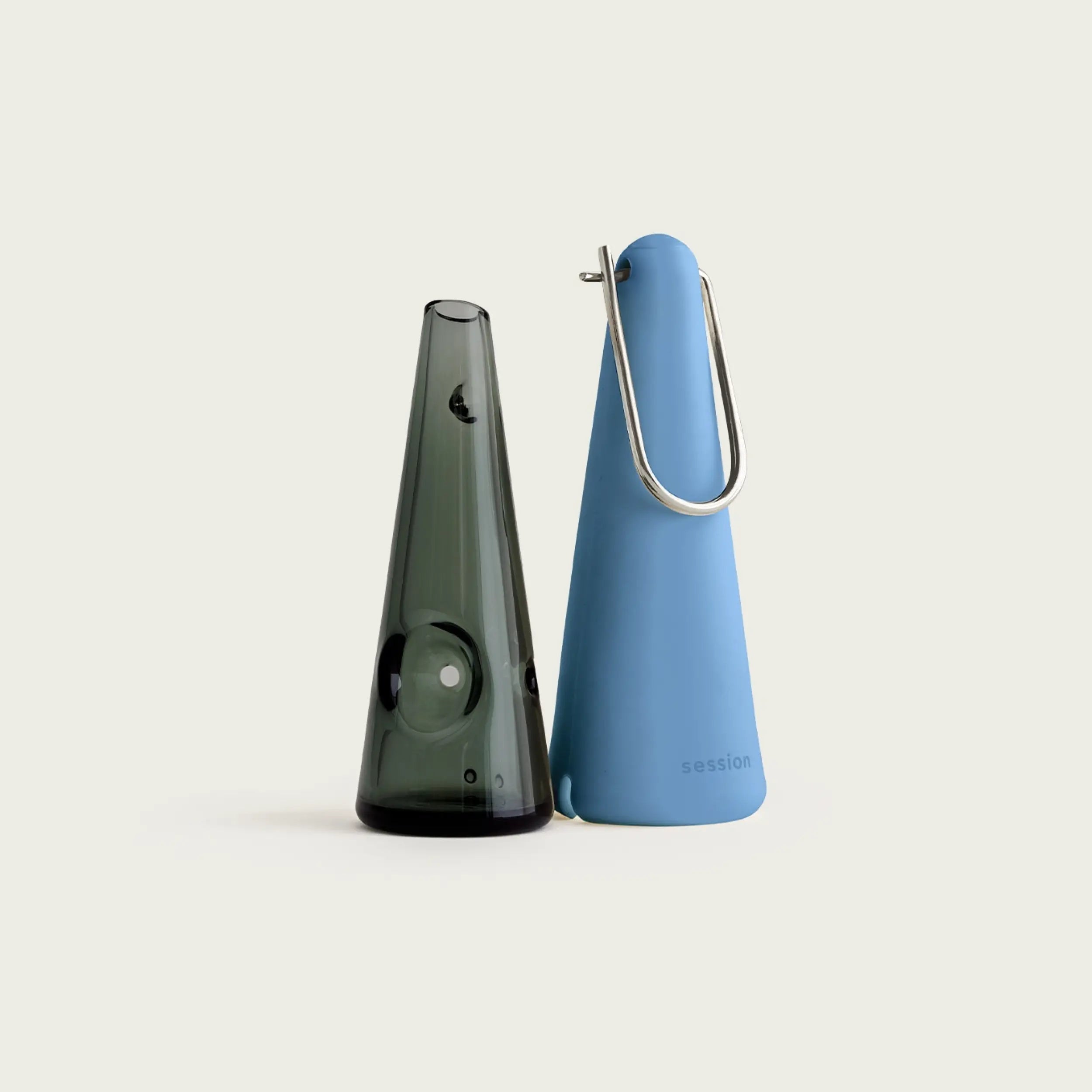 Smoking Bliss in Indigo: Session's Blue Pipe.
