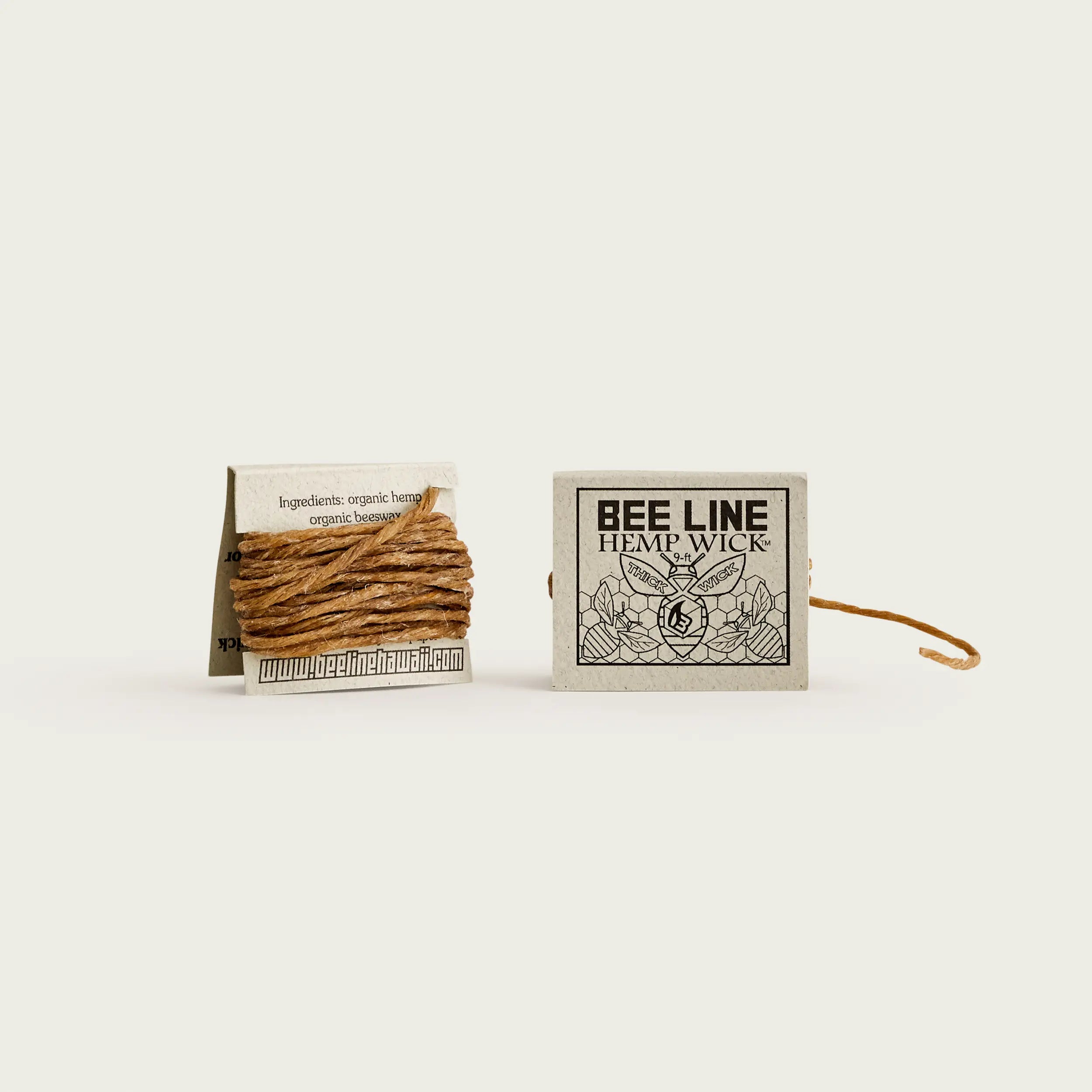 Eco-Friendly Bee Line Hemp Wick – Ideal for Lighting Herbs and Tobacco