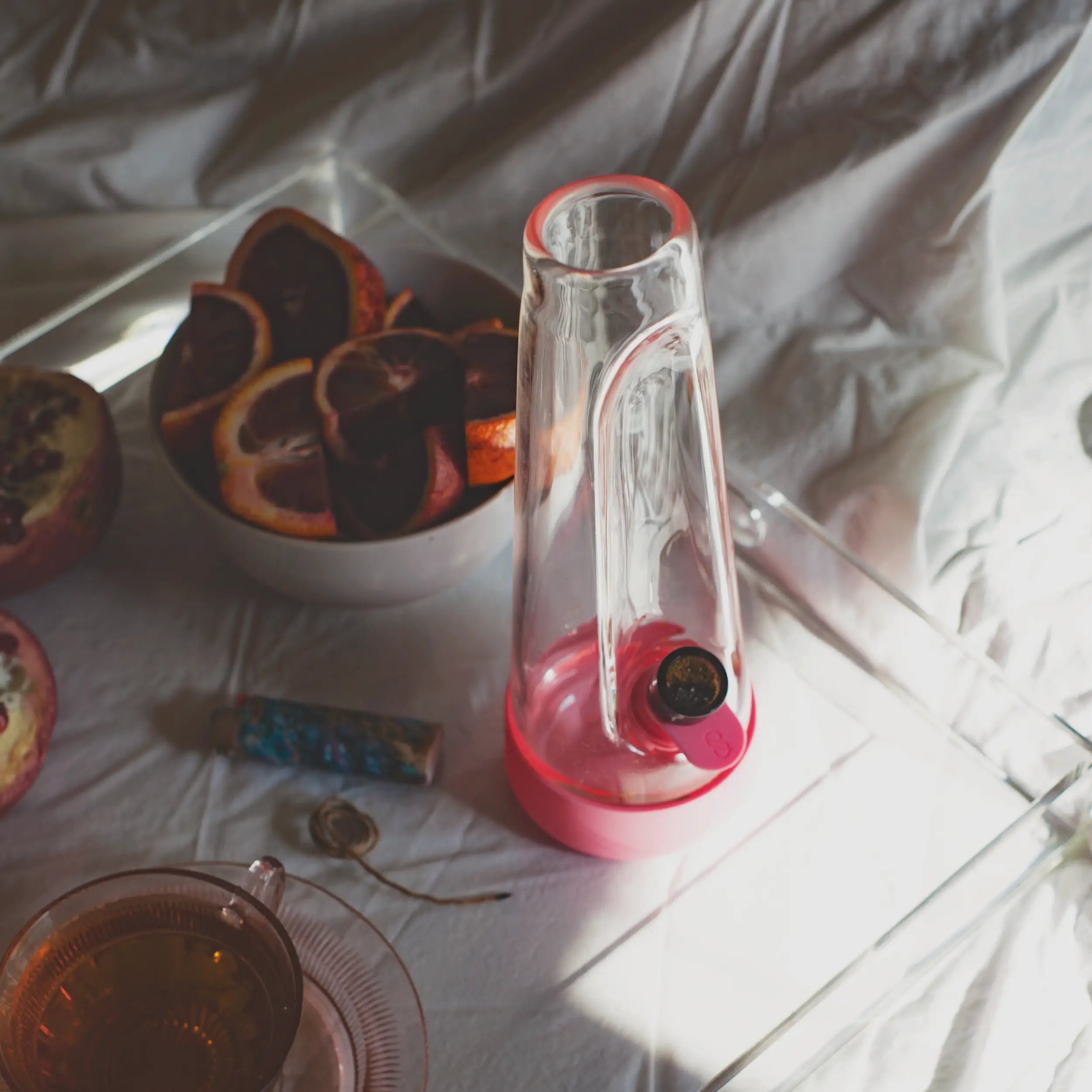 Elevate Your Chill Sessions: Blush Pink Bong by Session