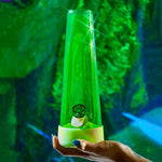 glow-in-the-dark bong, borosilicate green glass modern bong