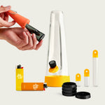 Summer Solstice Bundle by Session Goods: Paradise Bong, Horizon Pipe, Do Nothing BIC Lighters, Stash Kit & grinder