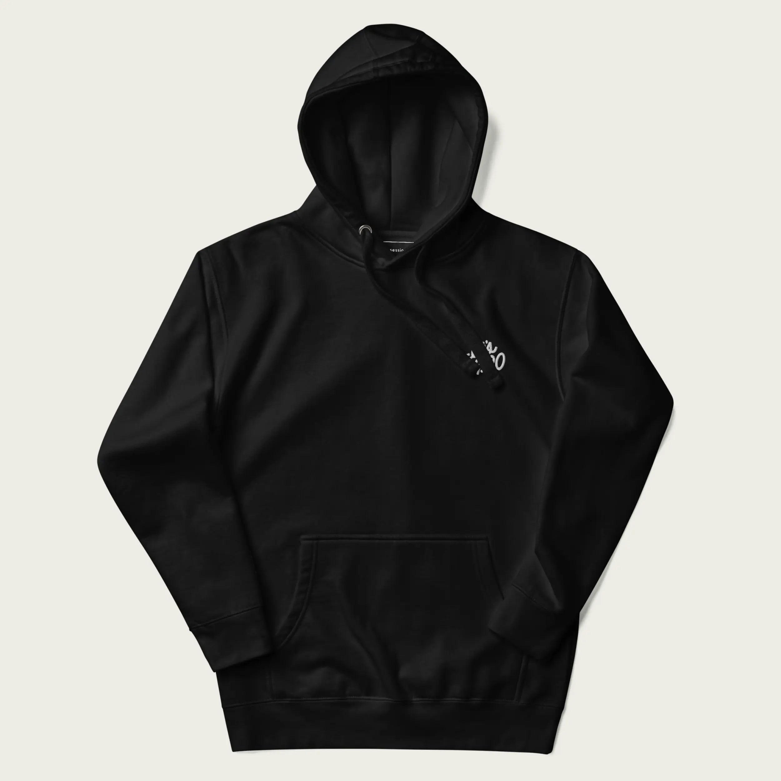 Stylish black hoodie with ‘It’s 4:20’ embroidery, perfect for casual wear.