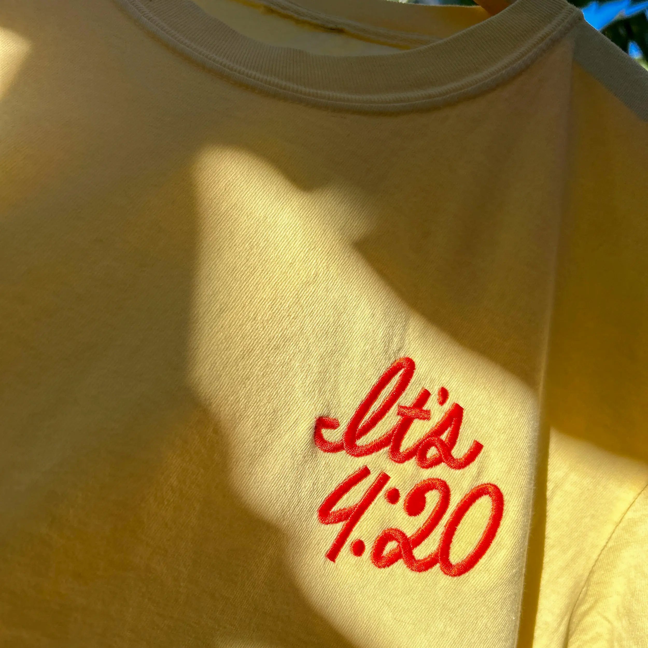 Celebrate 420 in style with this embroidered t-shirt