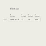 Size guide session snap back hat