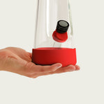 Protective crimson red silicone accessory by Session Goods, designed for easy customization and durability.