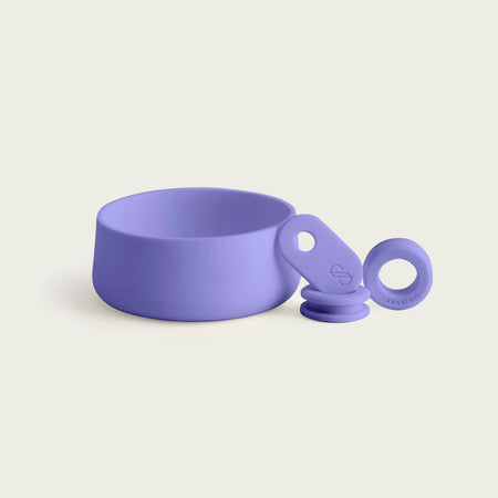 me.motherearth Portable Silicone Wine Cups - 4pk Purple