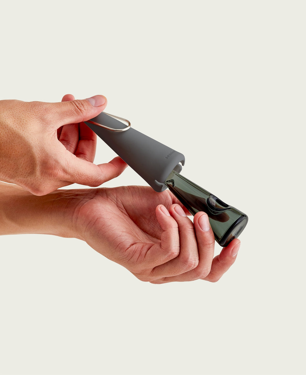 Session Goods Pipe, in silicone color ways Charcoal